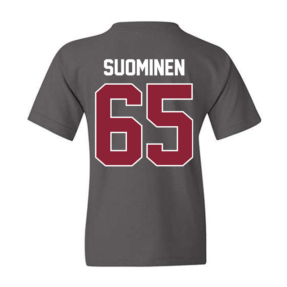 UMass - NCAA Football : Samu Suominen - Vintage Football Youth T-Shirt-1