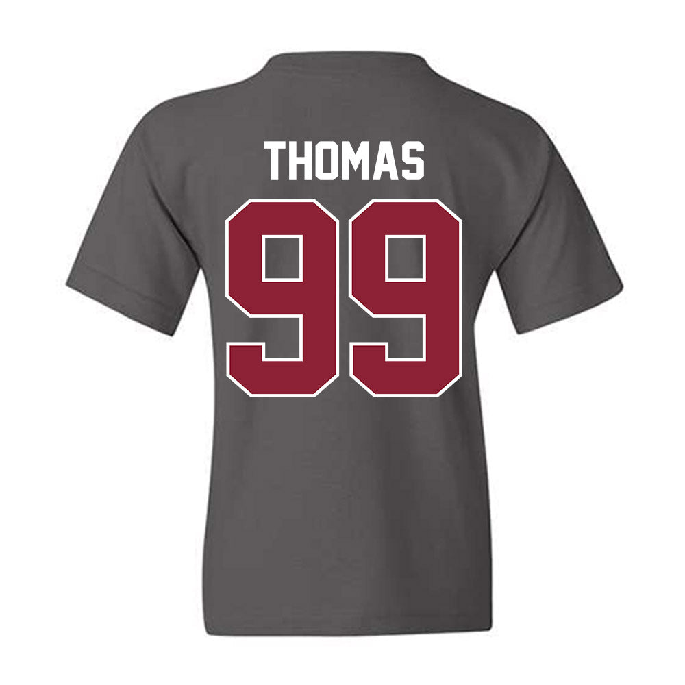UMass - NCAA Football : Kamarion Thomas - Vintage Football Youth T-Shirt-1