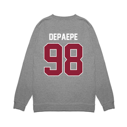 UMass - NCAA Football : William DePaepe - Vintage Football Premium Crewneck Sweatshirt-1