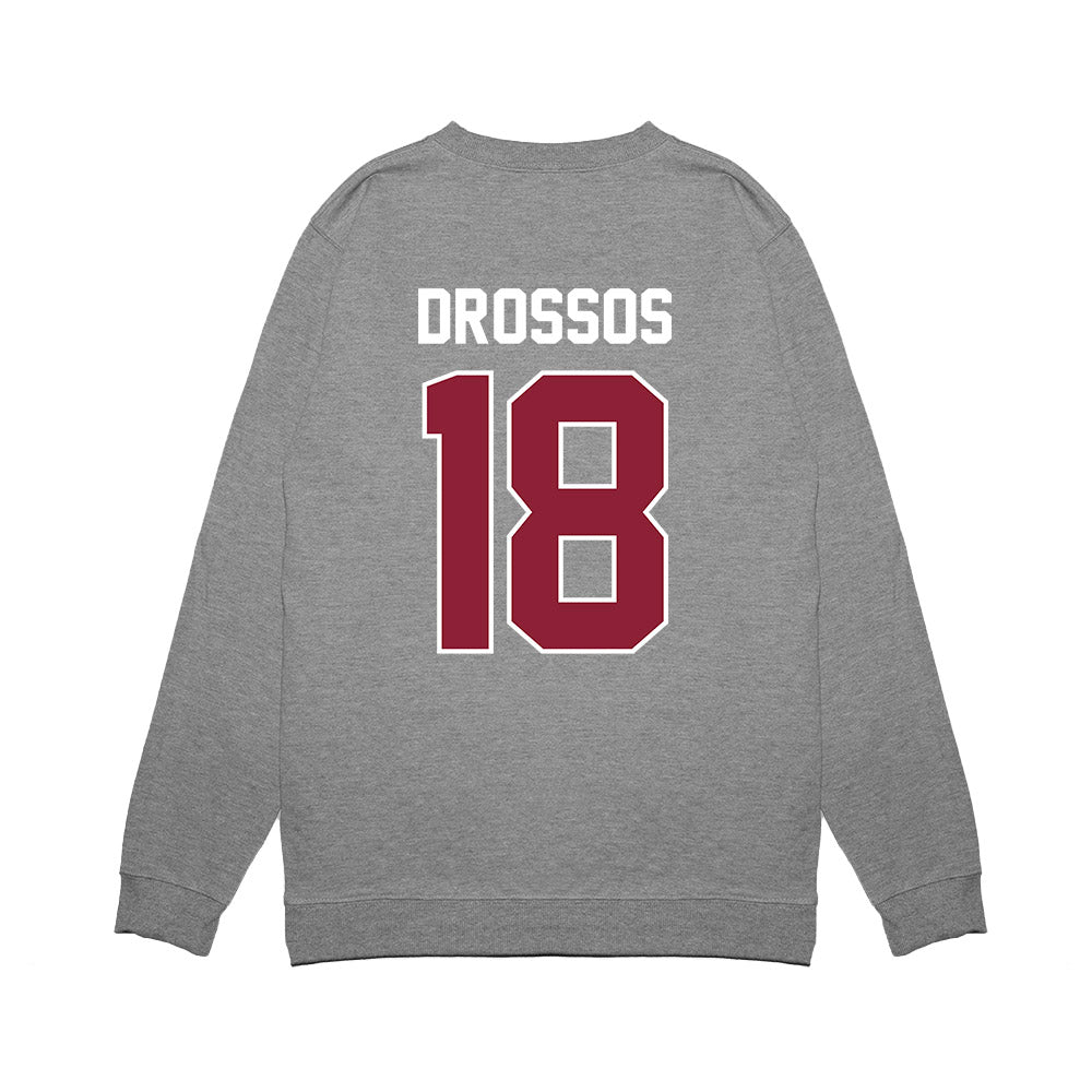 UMass - NCAA Football : Dinos Drossos - Vintage Football Premium Crewneck Sweatshirt-1