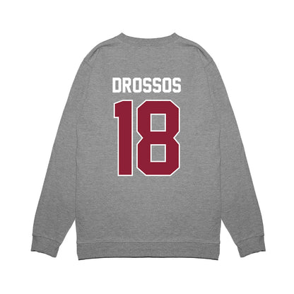UMass - NCAA Football : Dinos Drossos - Vintage Football Premium Crewneck Sweatshirt-1