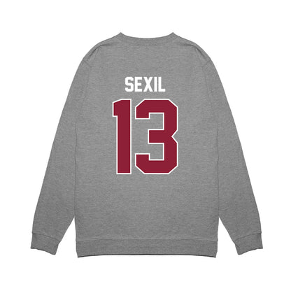 UMass - NCAA Football : Raheim Sexil - Vintage Football Premium Crewneck Sweatshirt-1
