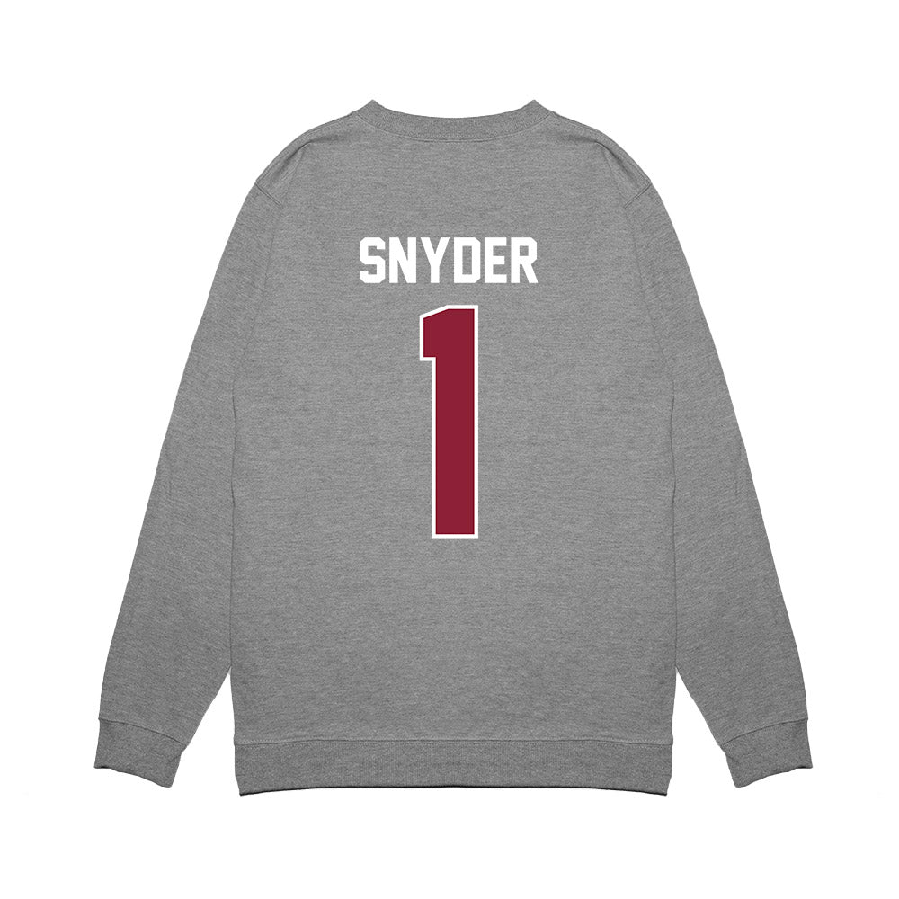 UMass - NCAA Football : DD Snyder - Vintage Football Premium Crewneck Sweatshirt-1