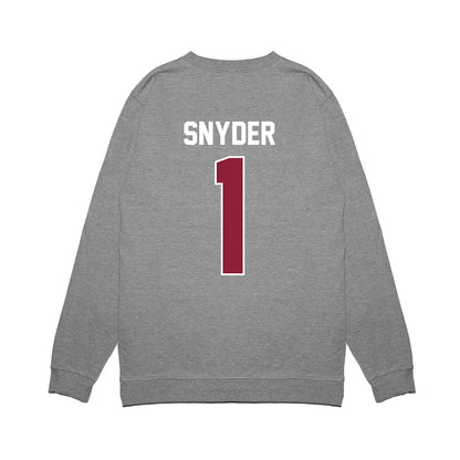 UMass - NCAA Football : DD Snyder - Vintage Football Premium Crewneck Sweatshirt-1