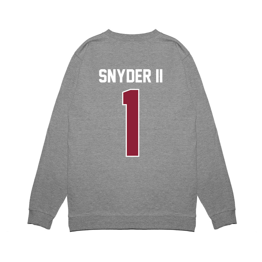 UMass - NCAA Football : Dd Snyder II - Vintage Football Premium Crewneck Sweatshirt-1