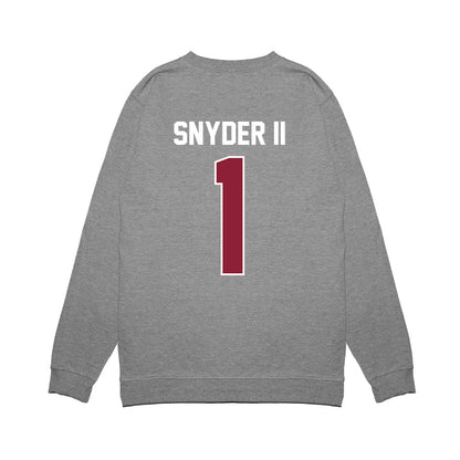 UMass - NCAA Football : Dd Snyder II - Vintage Football Premium Crewneck Sweatshirt-1