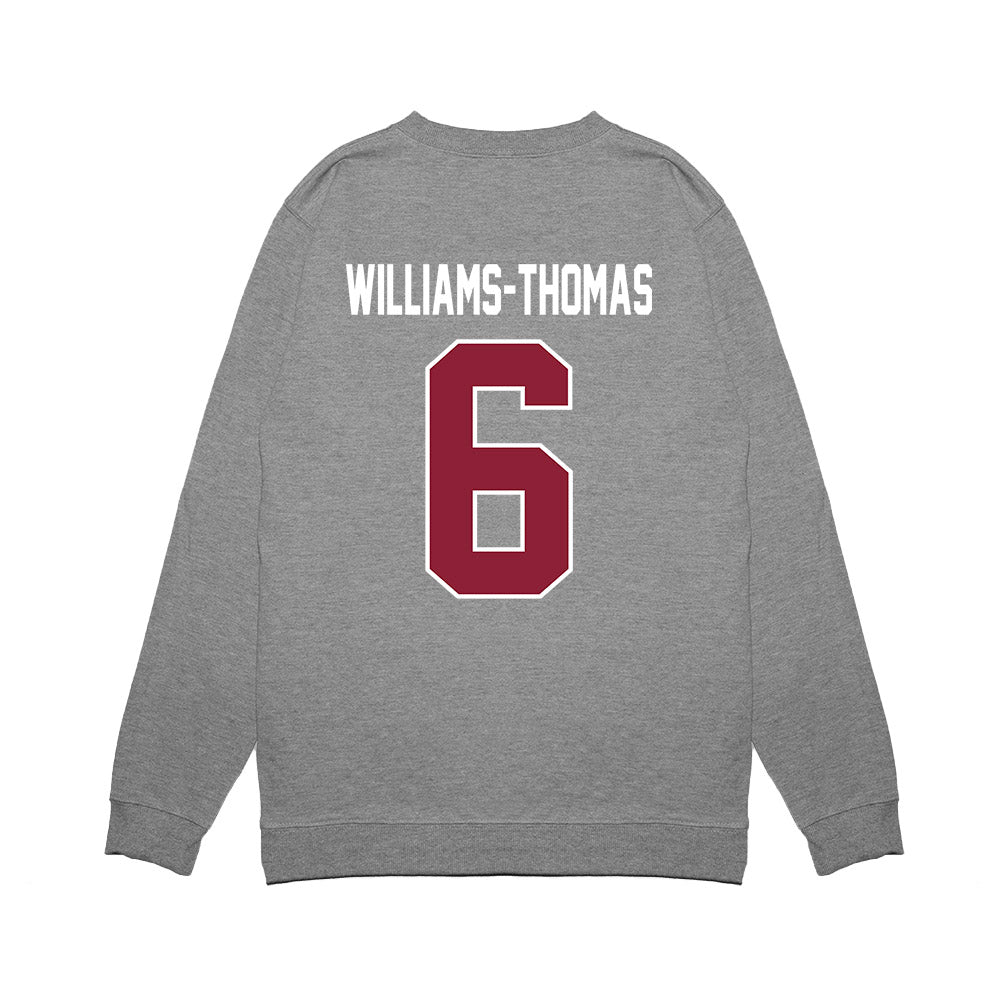 UMass - NCAA Football : Justin Williams-Thomas - Vintage Football Premium Crewneck Sweatshirt-1