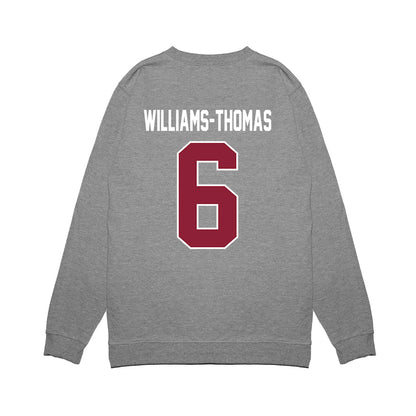 UMass - NCAA Football : Justin Williams-Thomas - Vintage Football Premium Crewneck Sweatshirt-1