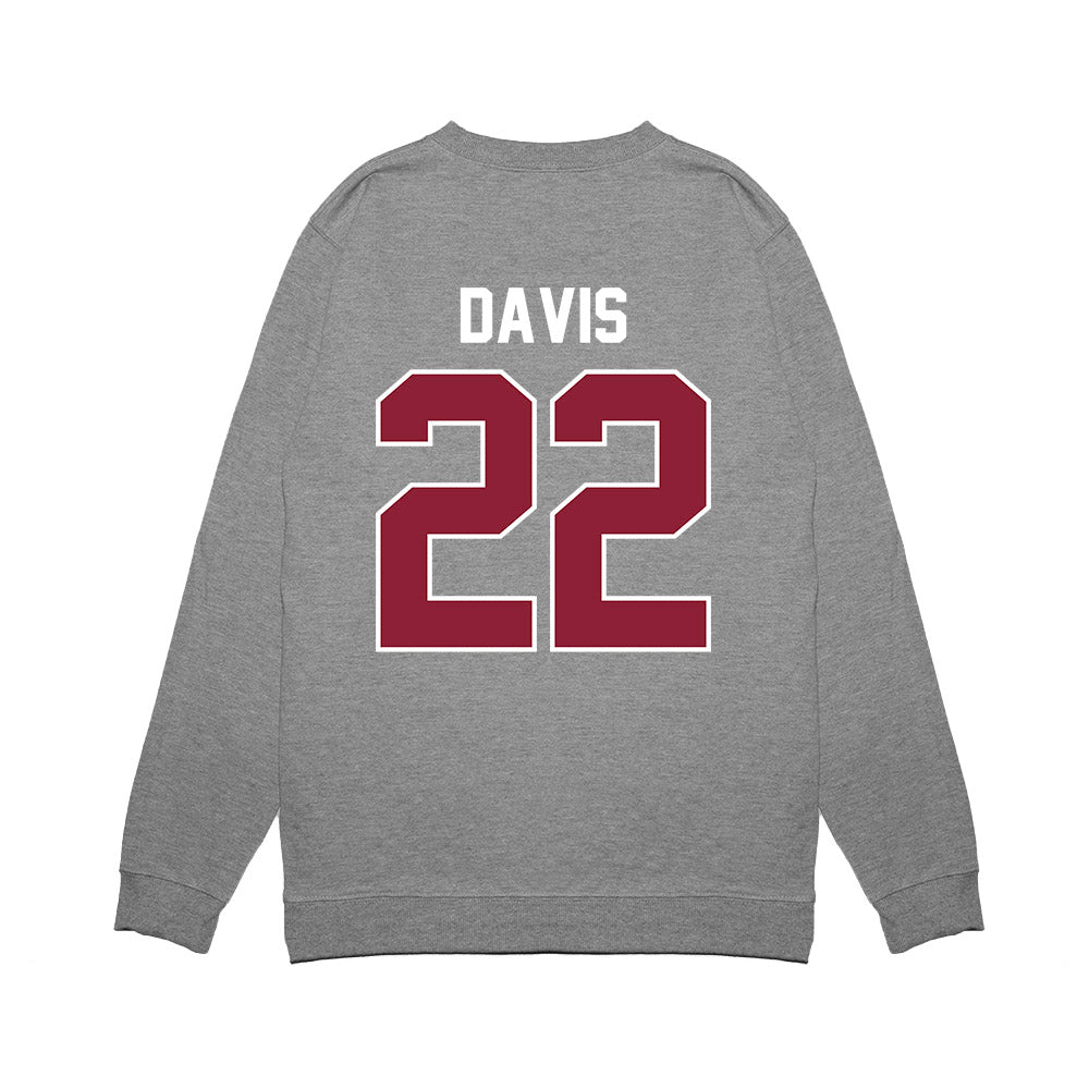 UMass - NCAA Football : Tk Davis - Vintage Football Premium Crewneck Sweatshirt-1