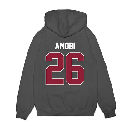 UMass - NCAA Football : Chibuzo Amobi - Vintage Football Premium Hooded Sweatshirt-1