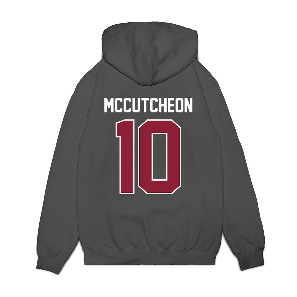 UMass - NCAA Football : Ty Mccutcheon - Vintage Football Premium Hooded Sweatshirt-1