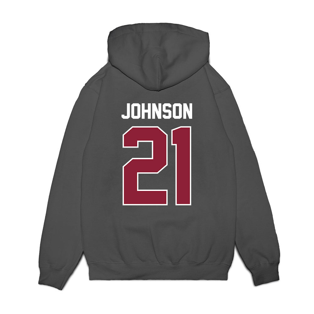 UMass - NCAA Football : Terron Johnson - Vintage Football Premium Hooded Sweatshirt-1