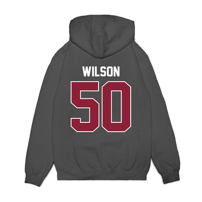 UMass - NCAA Football : Gavin Wilson - Vintage Football Premium Hooded Sweatshirt-1