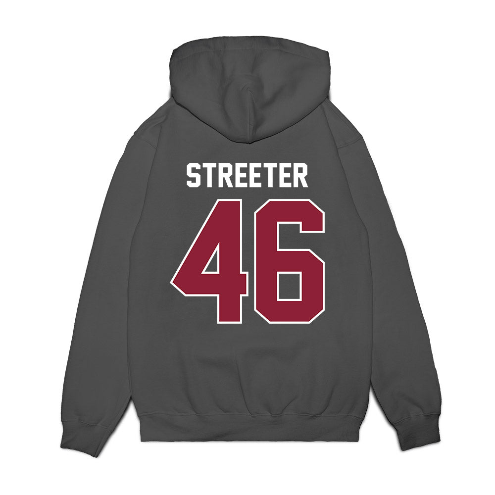 UMass - NCAA Football : Michael Streeter - Vintage Football Premium Hooded Sweatshirt-1