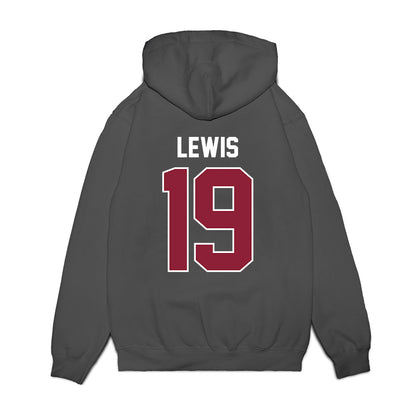 UMass - NCAA Football : Jabari Lewis - Vintage Football Premium Hooded Sweatshirt-1