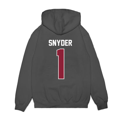 UMass - NCAA Football : DD Snyder - Vintage Football Premium Hooded Sweatshirt-1