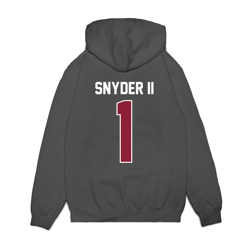 UMass - NCAA Football : Dd Snyder II - Vintage Football Premium Hooded Sweatshirt-1