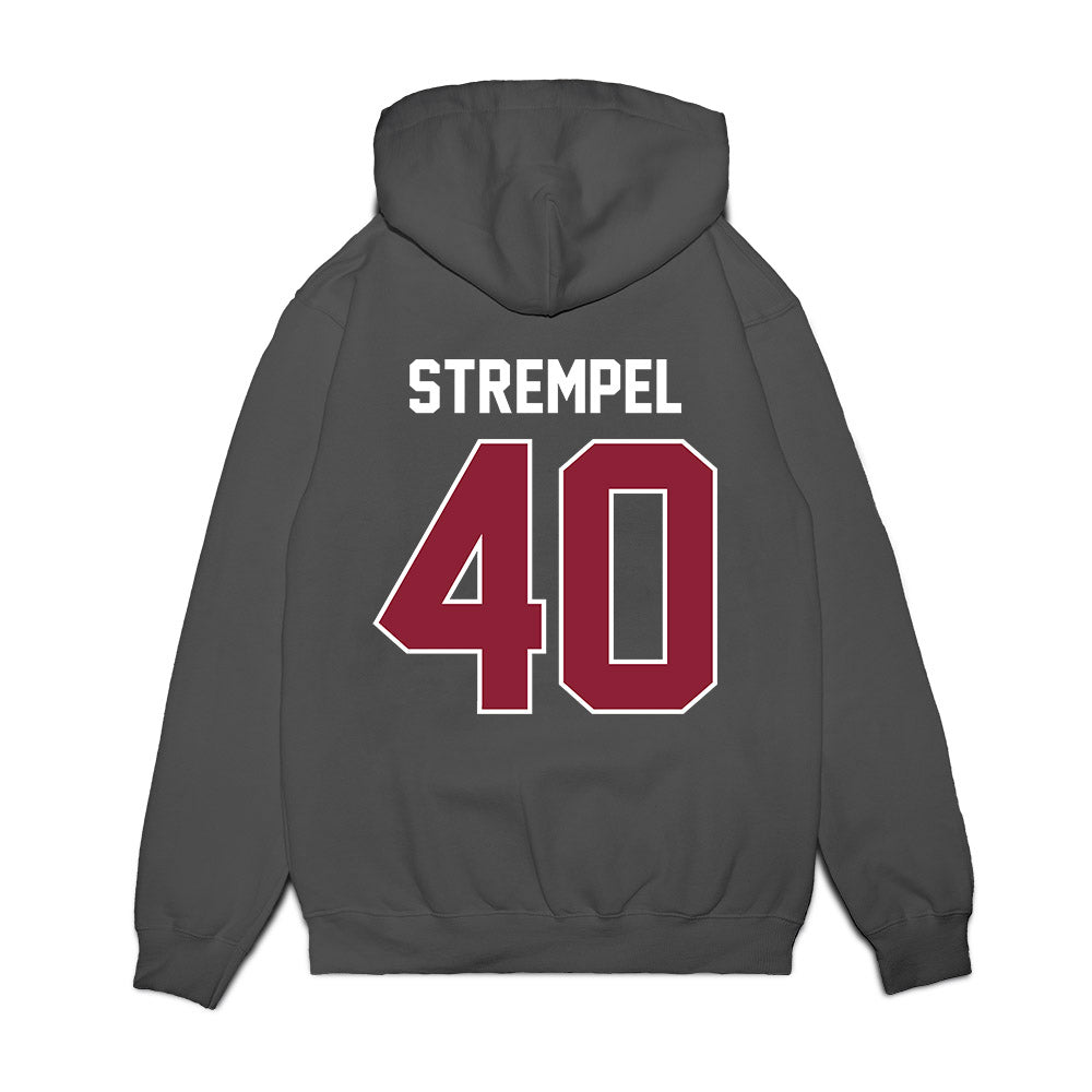 UMass - NCAA Football : Moritz Strempel - Vintage Football Premium Hooded Sweatshirt-1