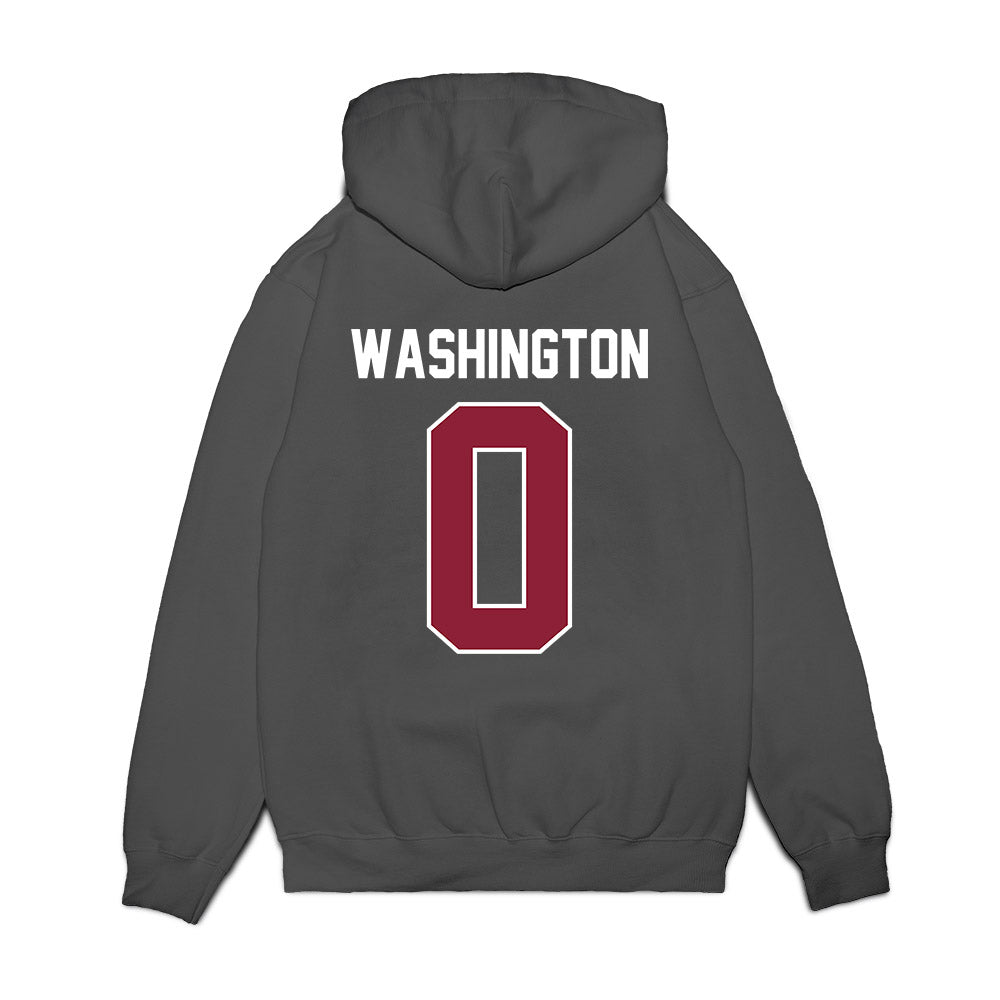 UMass - NCAA Football : Jordan Washington - Vintage Football Premium Hooded Sweatshirt-1