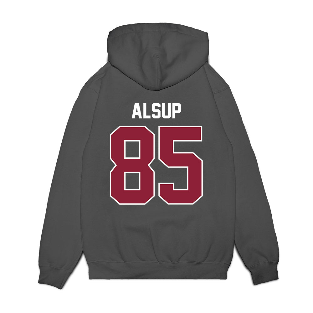 UMass - NCAA Football : Drew Alsup - Vintage Football Premium Hooded Sweatshirt-1