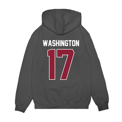UMass - NCAA Football : Jerry Washington - Vintage Football Premium Hooded Sweatshirt-1