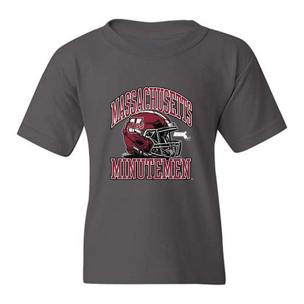 UMass - NCAA Football : Drew Alsup - Vintage Football Youth T-Shirt-0
