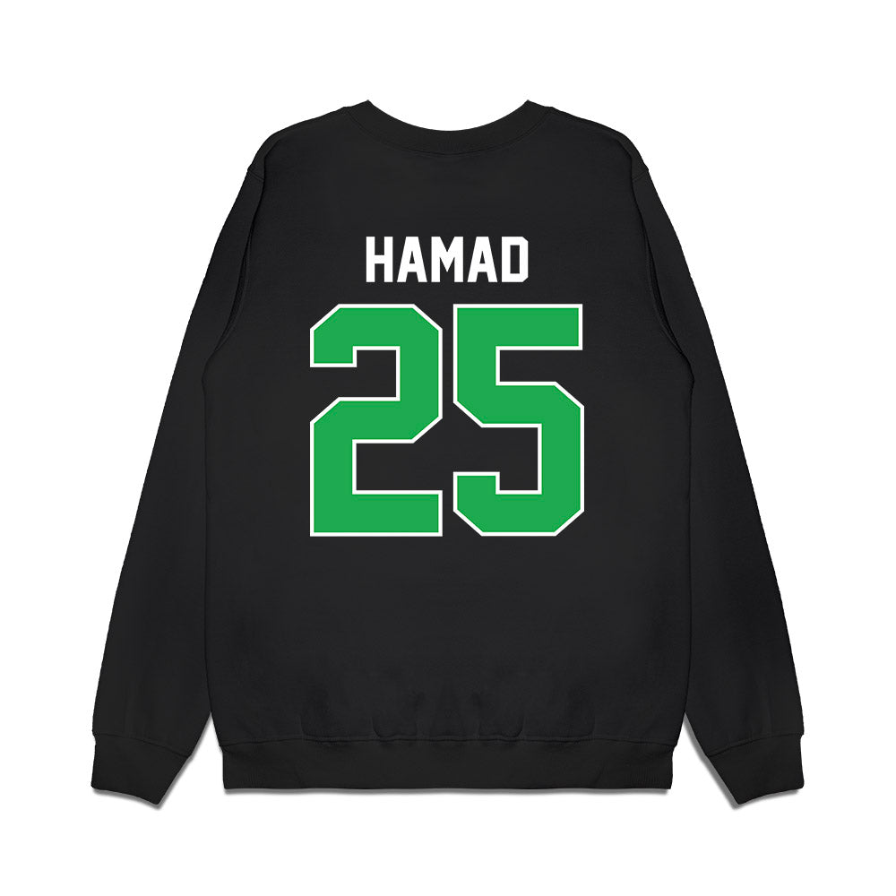 Marshall - NCAA Football : Andrew Hamad - Vintage Helmet Premium Crewneck Sweatshirt-1