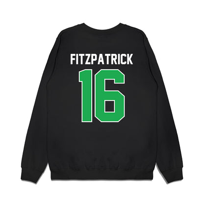 Marshall - NCAA Football : Christian Fitzpatrick - Vintage Helmet Premium Crewneck Sweatshirt-1