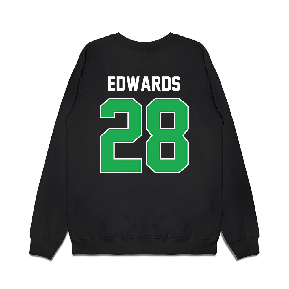 Marshall - NCAA Football : Aumad Edwards - Vintage Helmet Premium Crewneck Sweatshirt-1