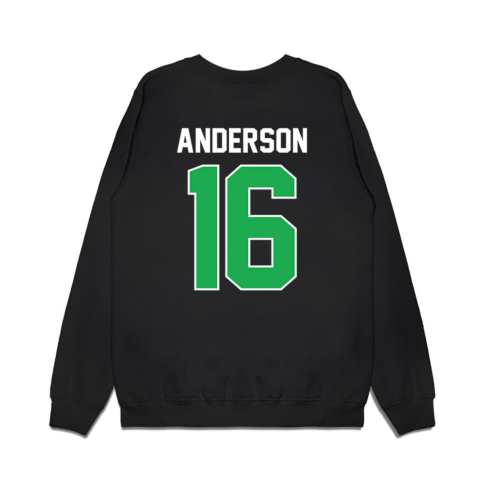 Marshall - NCAA Football : Kendell Anderson - Vintage Helmet Premium Crewneck Sweatshirt-1