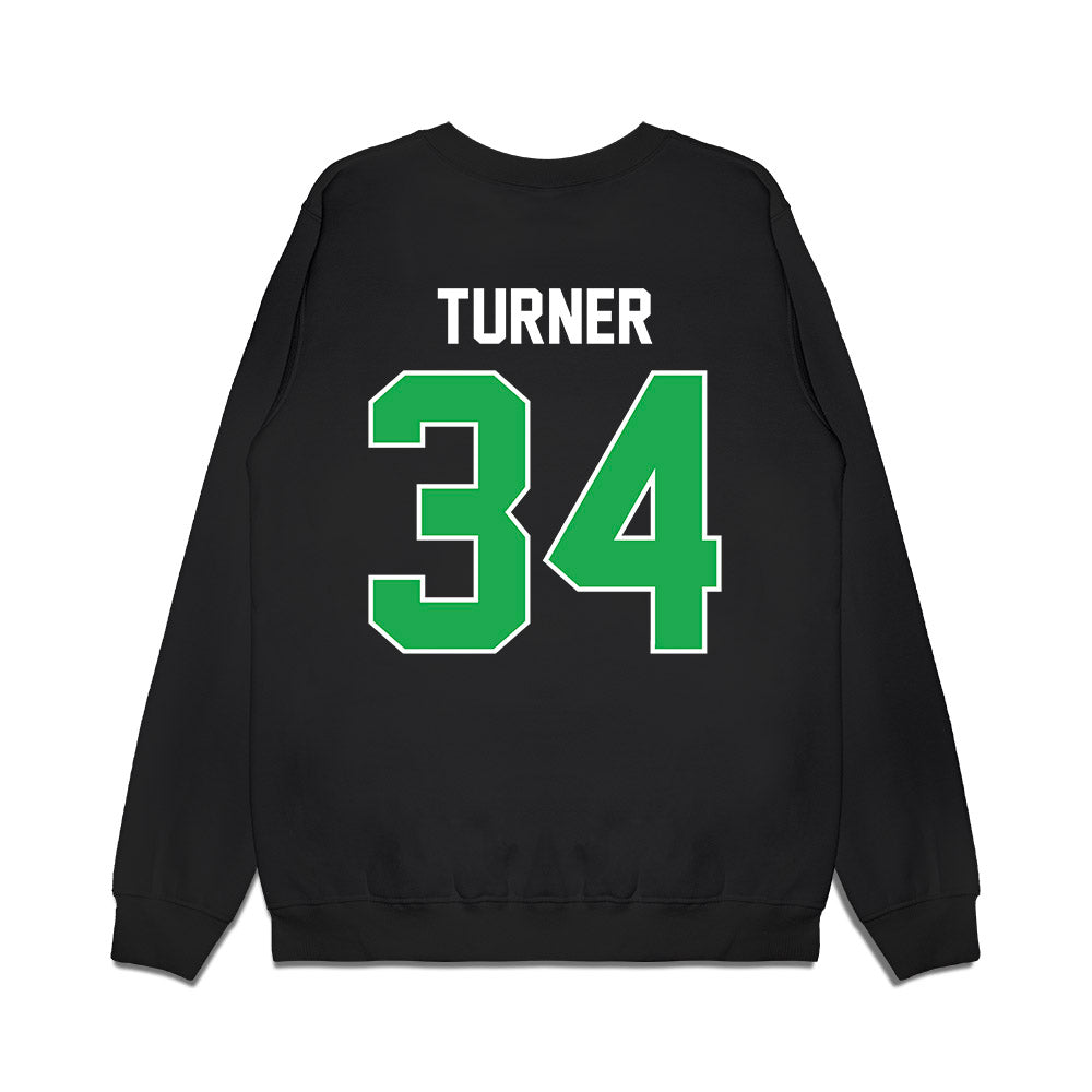 Marshall - NCAA Football : Caden Turner - Vintage Helmet Premium Crewneck Sweatshirt-1