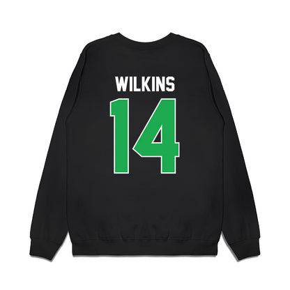 Marshall - NCAA Football : Khalil Wilkins - Vintage Helmet Premium Crewneck Sweatshirt-1