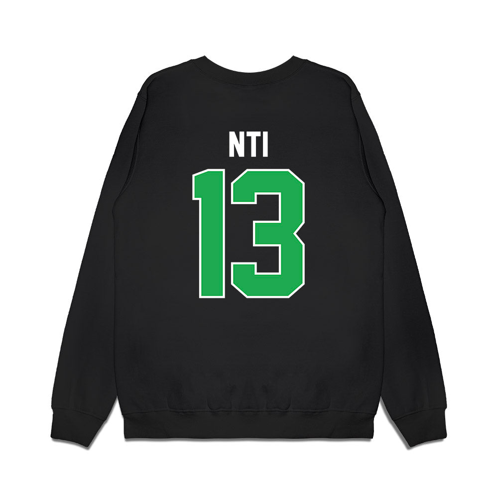Marshall - NCAA Football : Camron Nti - Vintage Helmet Premium Crewneck Sweatshirt-1