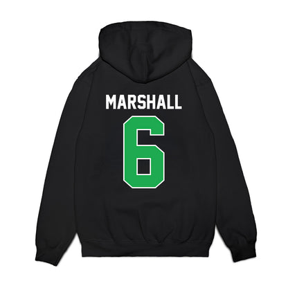 Marshall - NCAA Football : Jalen Marshall - Vintage Helmet Premium Hooded Sweatshirt-1