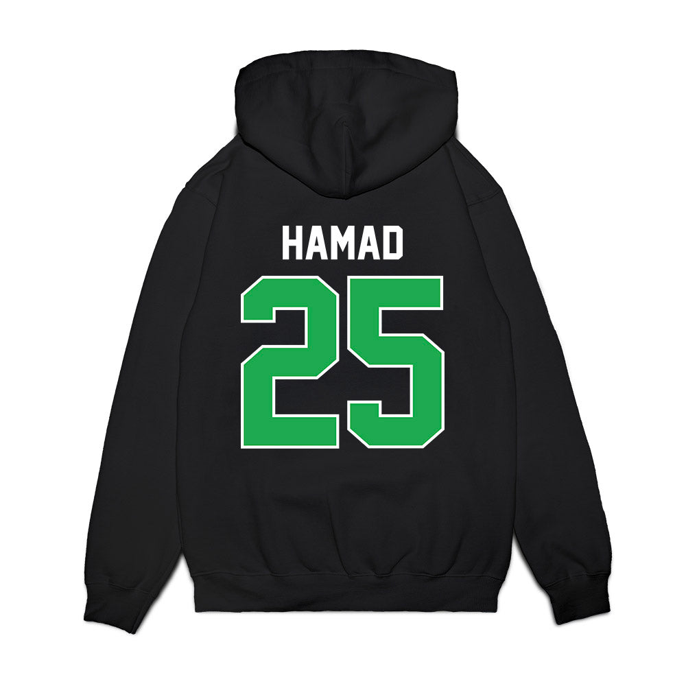 Marshall - NCAA Football : Andrew Hamad - Vintage Helmet Premium Hooded Sweatshirt-1