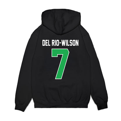 Marshall - NCAA Football : Carlos Del Rio-Wilson - Vintage Helmet Premium Hooded Sweatshirt-1