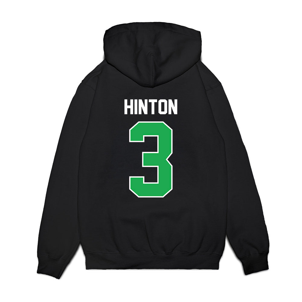 Marshall - NCAA Football : Terrente Hinton - Vintage Helmet Premium Hooded Sweatshirt-1