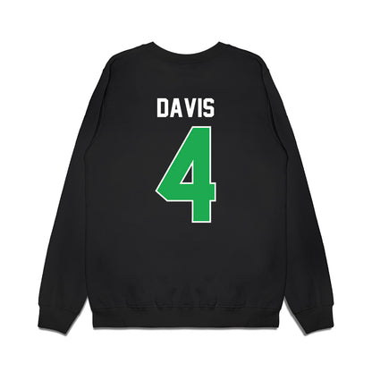 Marshall - NCAA Football : Philipp Davis - Vintage Helmet Premium Crewneck Sweatshirt-1