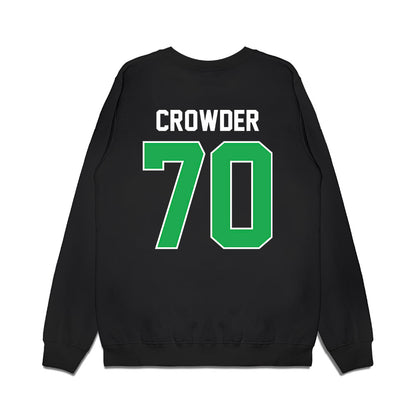 Marshall - NCAA Football : Naquan Crowder - Vintage Helmet Premium Crewneck Sweatshirt-1