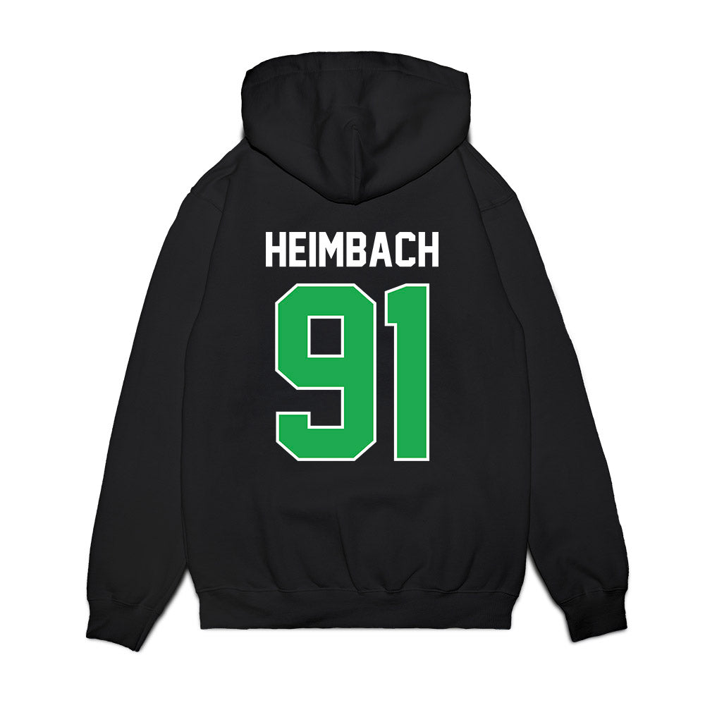 Marshall - NCAA Football : Cooper Heimbach - Vintage Helmet Premium Hooded Sweatshirt-1