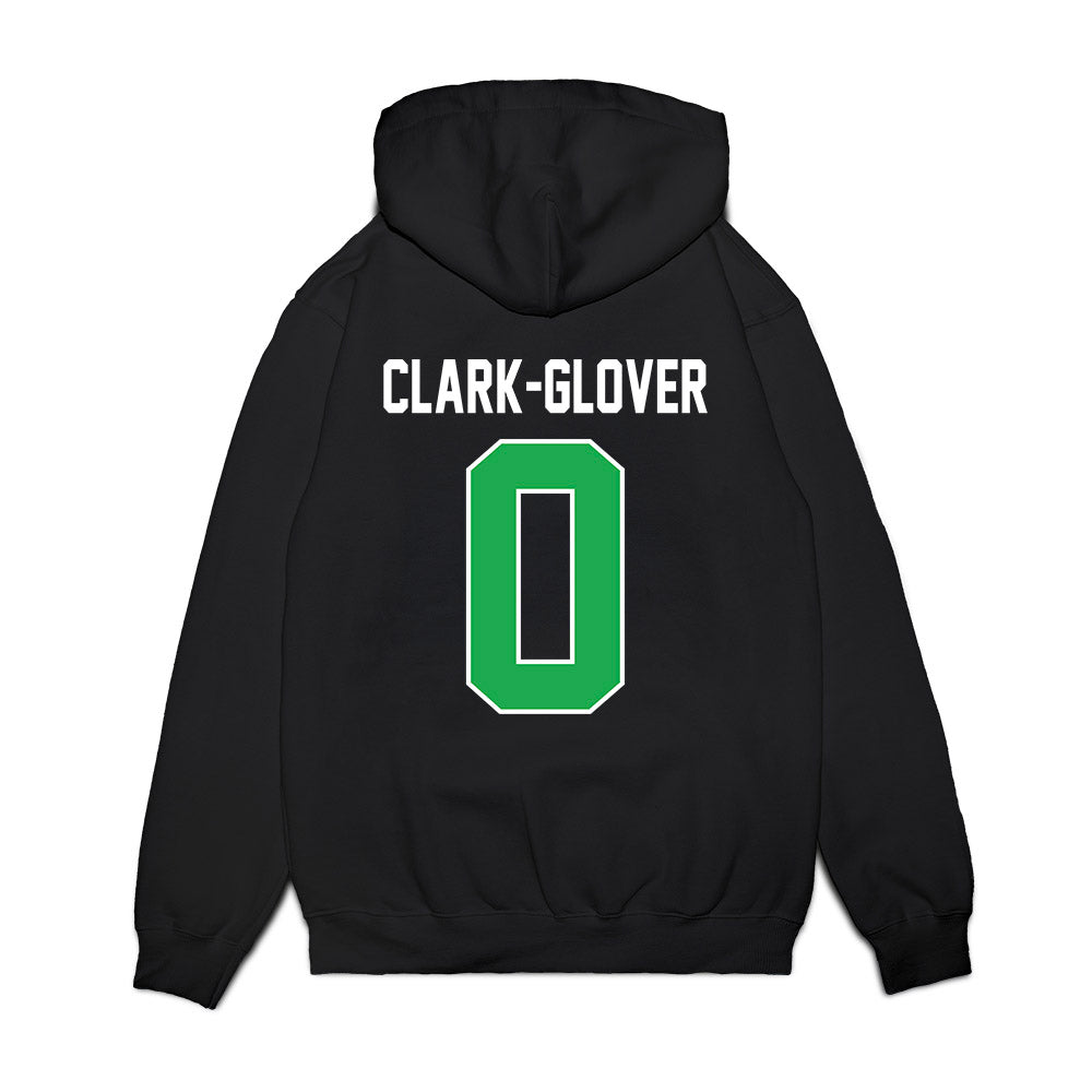 Marshall - NCAA Football : Caleb Clark-Glover - Vintage Helmet Premium Hooded Sweatshirt-1