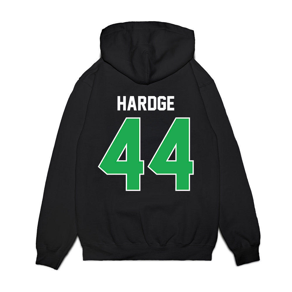 Marshall - NCAA Football : Kenyatta Hardge - Vintage Helmet Premium Hooded Sweatshirt-1