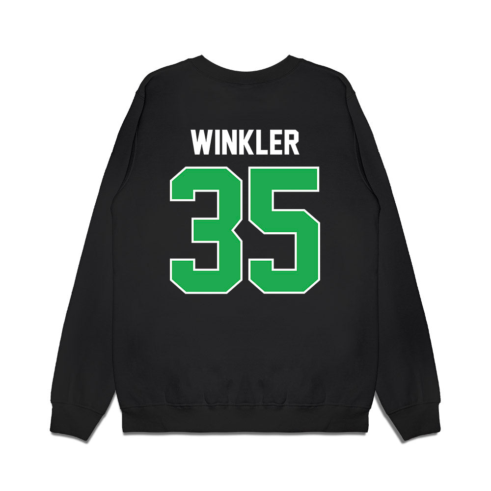 Marshall - NCAA Football : Riley Winkler - Vintage Helmet Premium Crewneck Sweatshirt-1