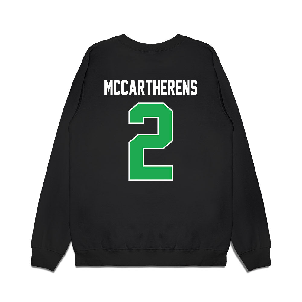 Marshall - NCAA Football : Charles McCartherens - Vintage Helmet Premium Crewneck Sweatshirt-1
