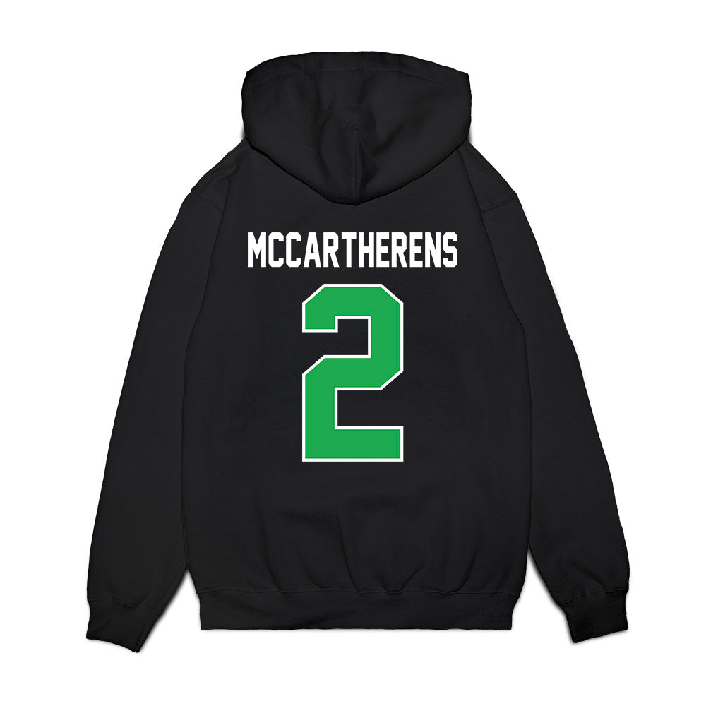 Marshall - NCAA Football : Charles McCartherens - Vintage Helmet Premium Hooded Sweatshirt-1
