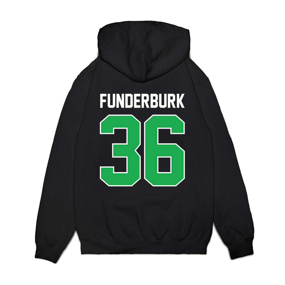 Marshall - NCAA Football : Cole Funderburk - Vintage Helmet Premium Hooded Sweatshirt-1