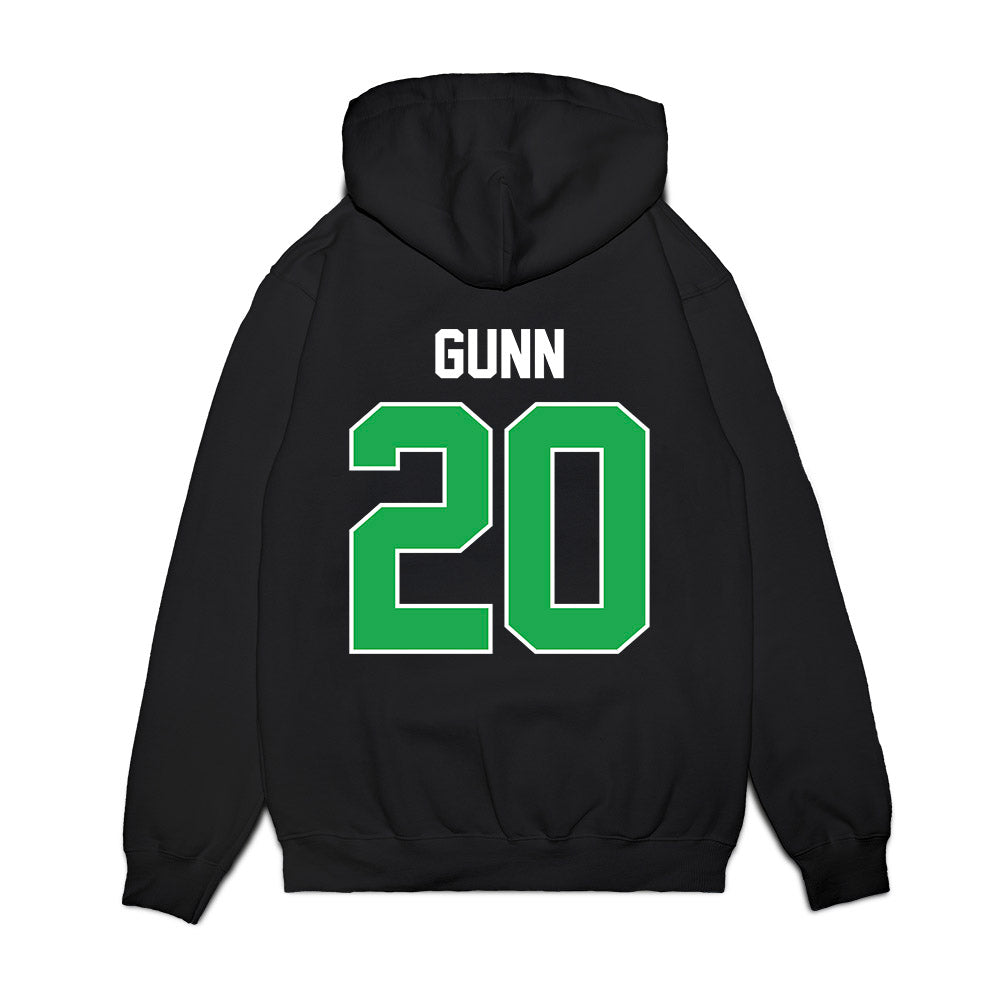 Marshall - NCAA Football : Zeke Gunn - Vintage Helmet Premium Hooded Sweatshirt-1