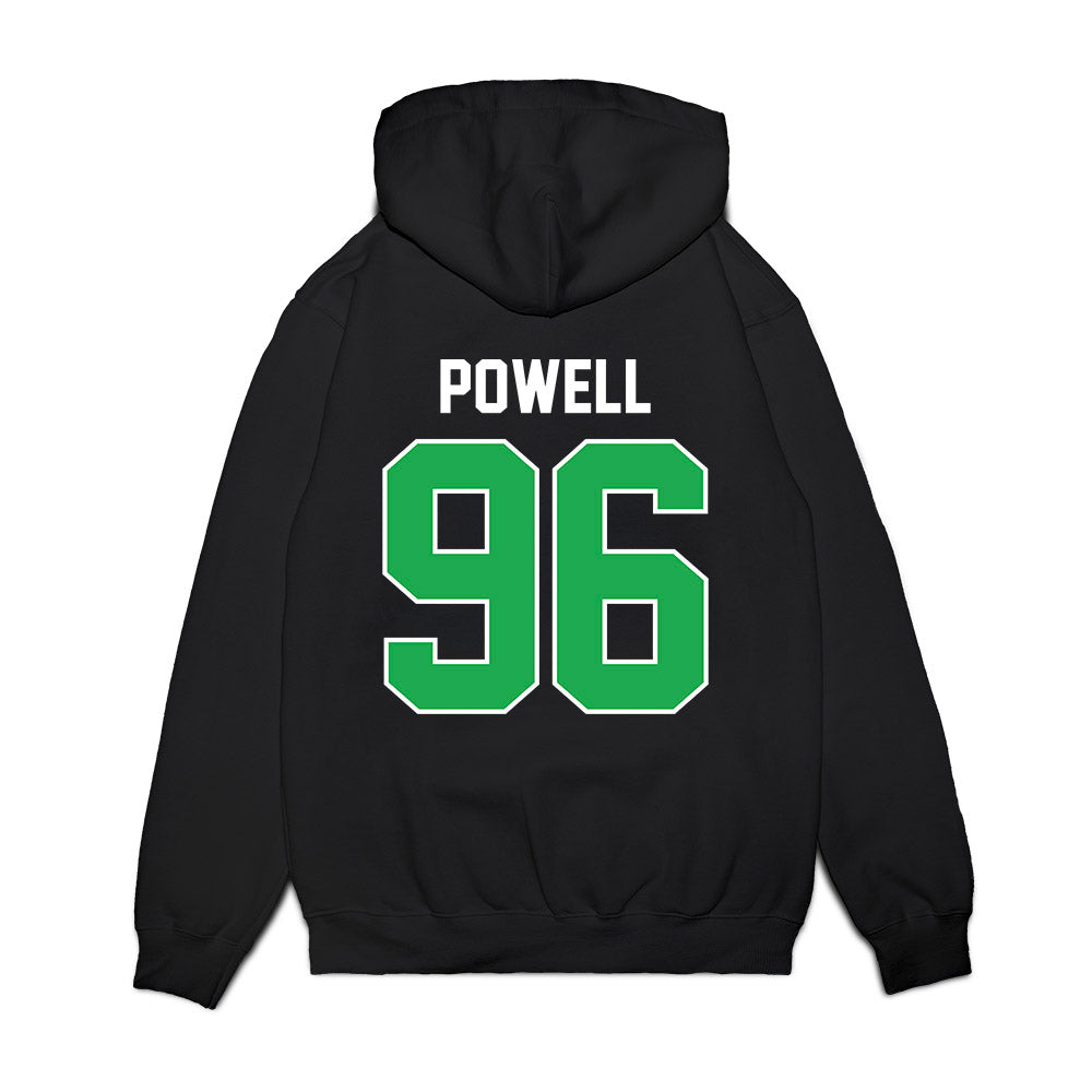 Marshall - NCAA Football : Ty Powell - Vintage Helmet Premium Hooded Sweatshirt-1