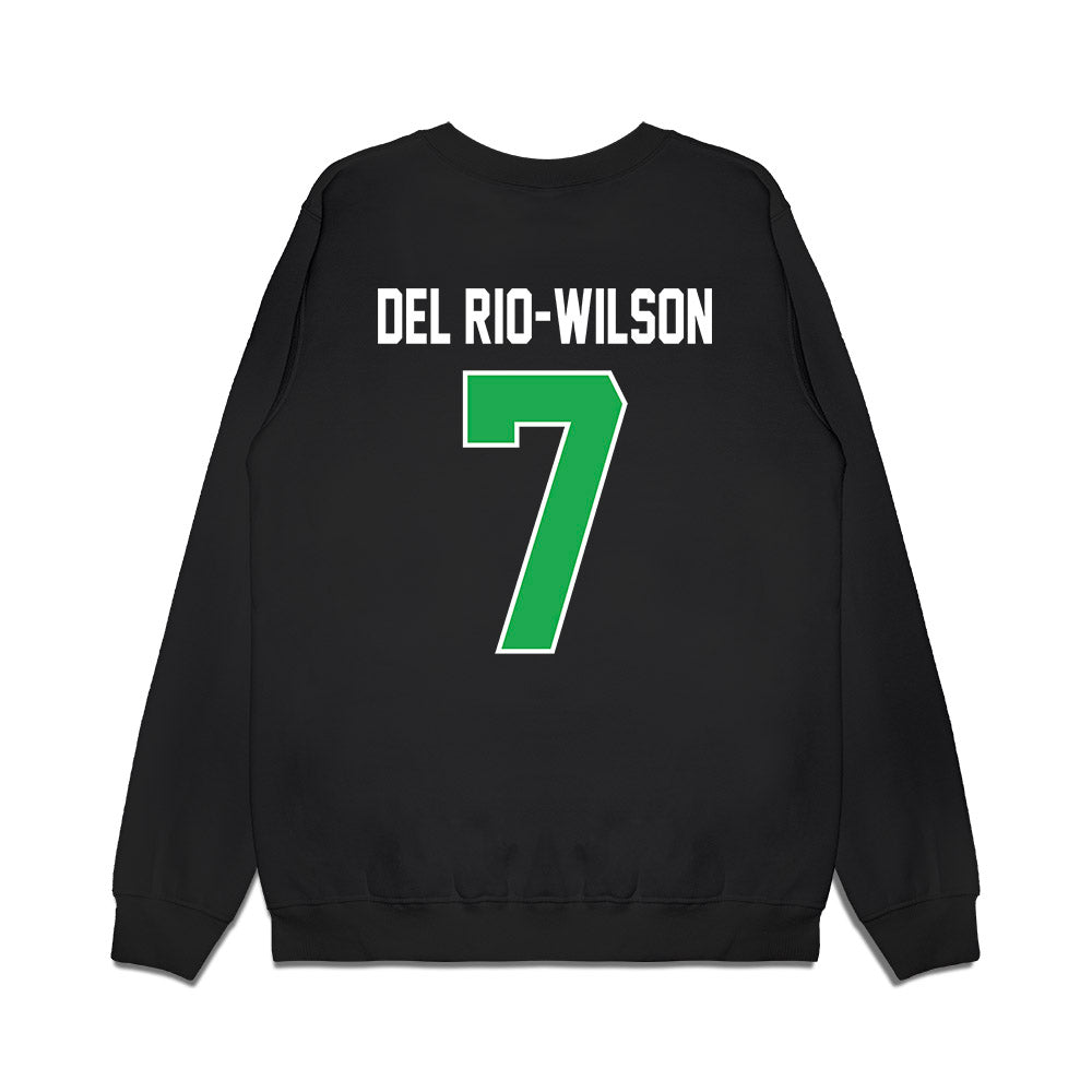 Marshall - NCAA Football : Carlos Del Rio-Wilson - Vintage Helmet Premium Crewneck Sweatshirt-1