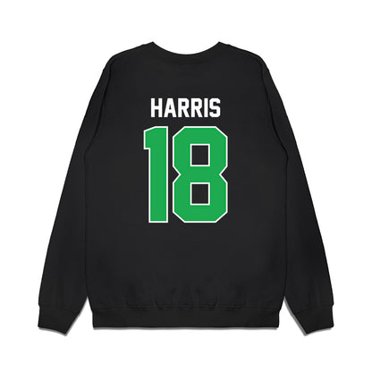 Marshall - NCAA Football : Daniel Harris - Vintage Helmet Premium Crewneck Sweatshirt-1